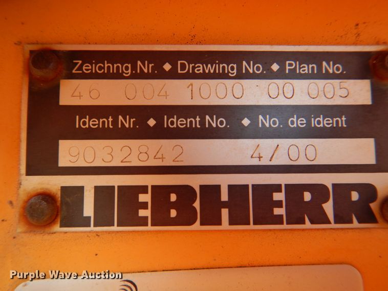 image for item JS9180 Liebherr LR611  track loader