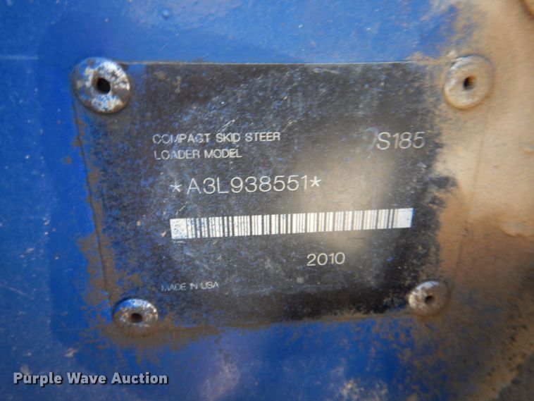 image for item JS9200 2010 Bobcat S185  skid steer loader