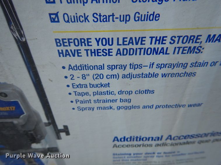 image for item JS9202 Graco Magnum ProX17  paint sprayer