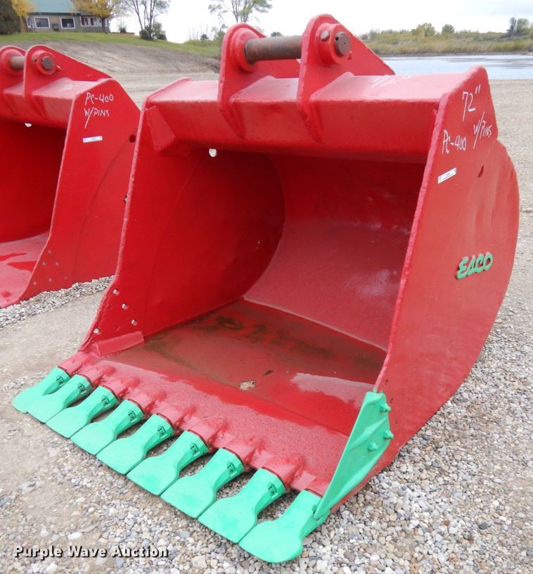 Esco 72"W excavator bucket in Woodstock, IL Item JS9487 sold Purple