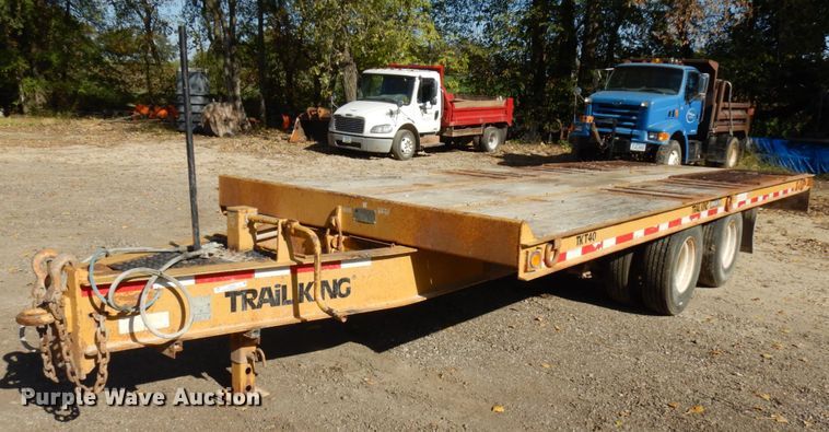 image for item JS9493 2000 Trail King TK40-2400  tilt deck equipment trailer