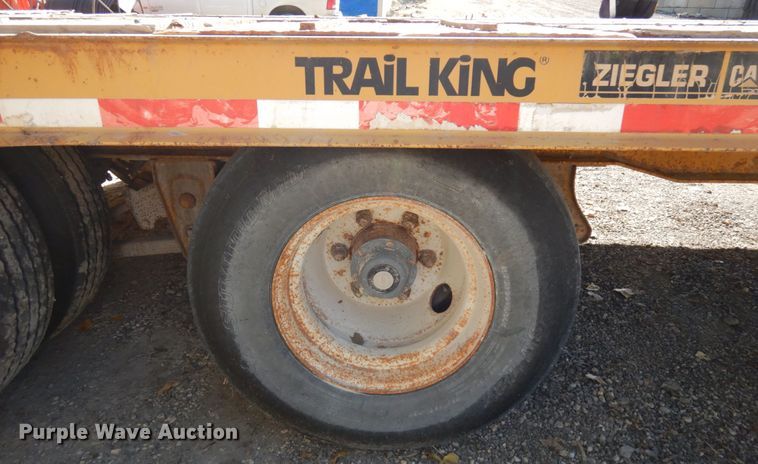 image for item JS9493 2000 Trail King TK40-2400  tilt deck equipment trailer