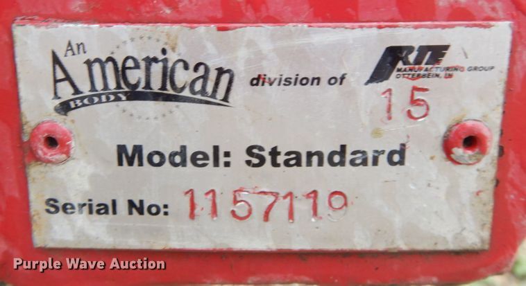 image for item JS9535 American Standard  dump bed