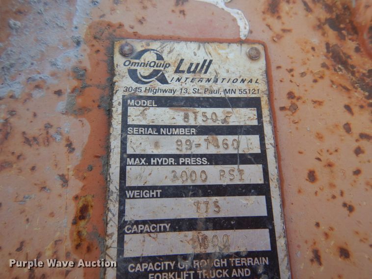 image for item JZ9806 1999 Lull 844C-42  telehandler