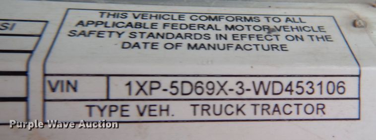 image for item JZ9809 1998 Peterbilt 379  semi truck