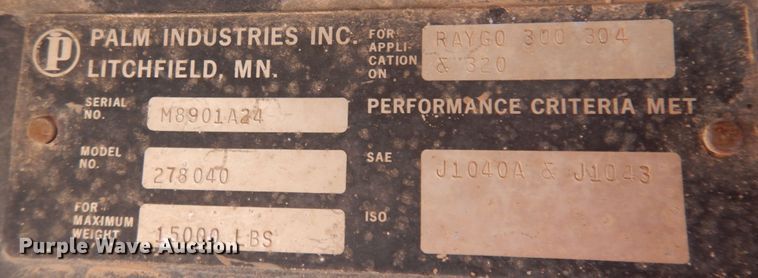 image for item JZ9815 1991 Caterpillar CS-433B  single drum vibratory roller