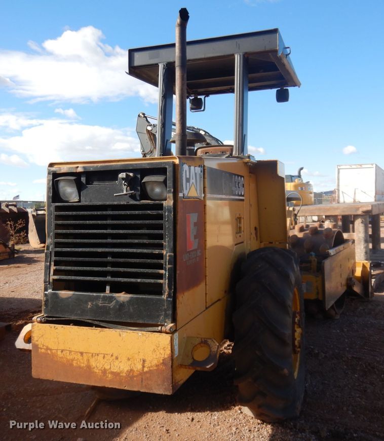 image for item JZ9816 2001 Caterpillar CP-433C  single drum vibratory roller