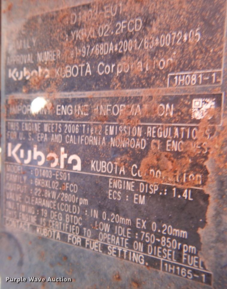 image for item JZ9819 2006 Rammax P35K2B  single drum vibratory roller