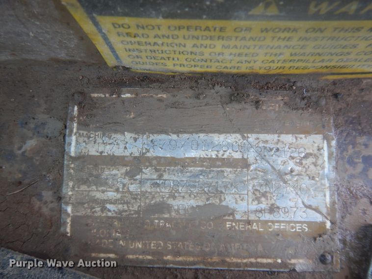 image for item JZ9824 1987 Caterpillar D7H  dozer