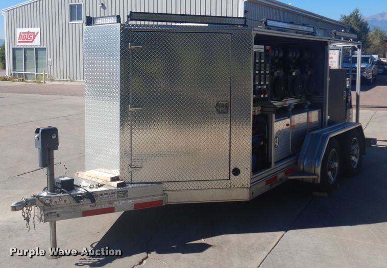 image for item JZ9834 2018 Alum-Line  surface cleaning trailer