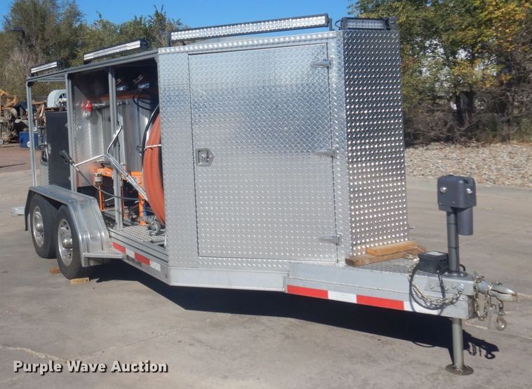 image for item JZ9834 2018 Alum-Line  surface cleaning trailer