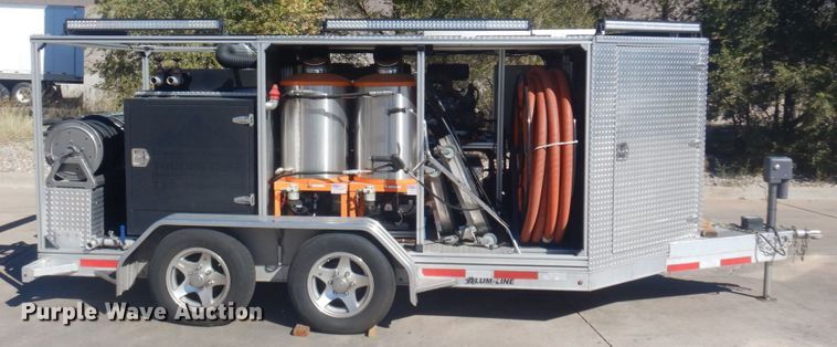image for item JZ9834 2018 Alum-Line  surface cleaning trailer