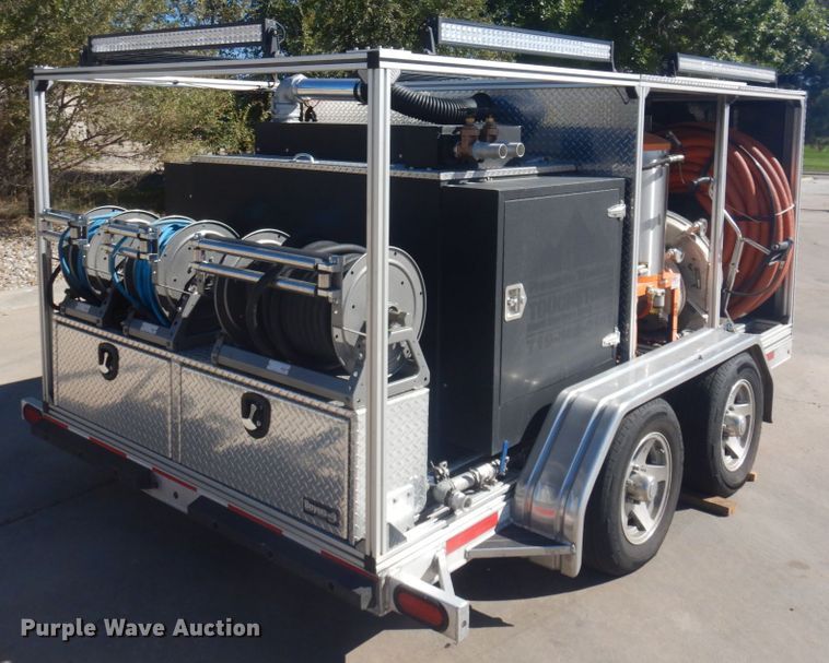 image for item JZ9834 2018 Alum-Line  surface cleaning trailer