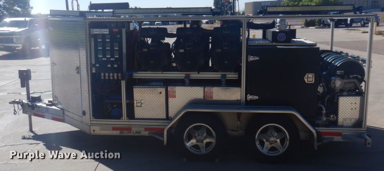 image for item JZ9834 2018 Alum-Line  surface cleaning trailer