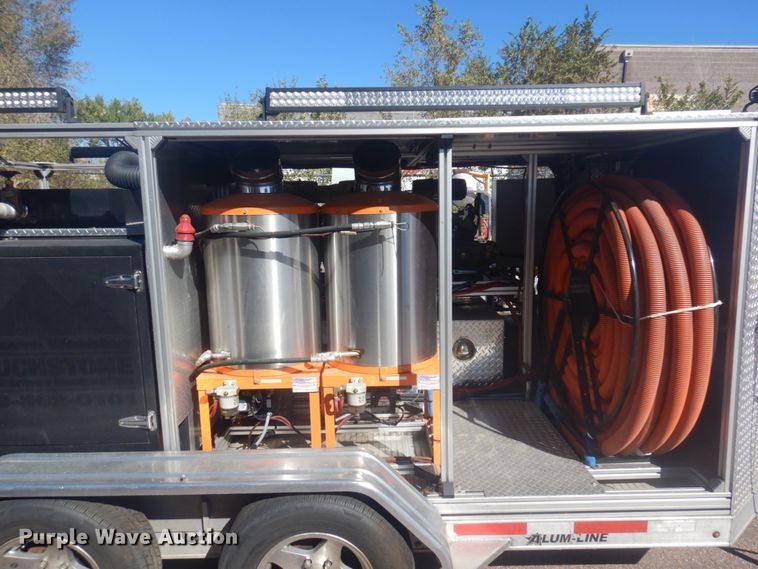 image for item JZ9834 2018 Alum-Line  surface cleaning trailer