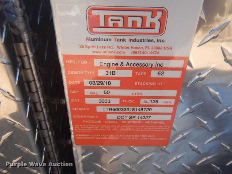 image for item JZ9834 2018 Alum-Line  surface cleaning trailer