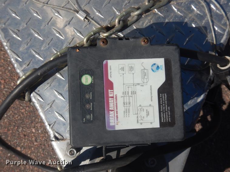 image for item JZ9834 2018 Alum-Line  surface cleaning trailer