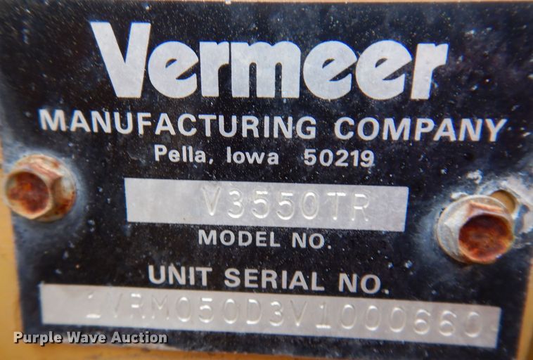 image for item KA9456 1997 Vermeer V3550A  trencher