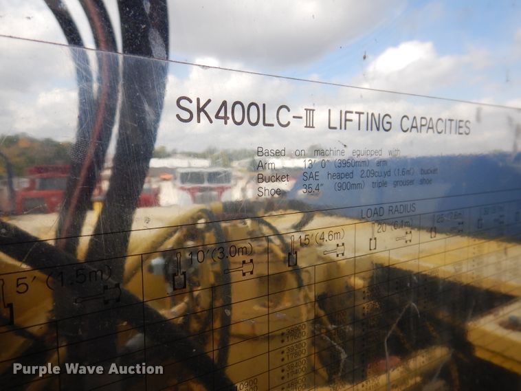 image for item KA9461 1994 Kobelco SK400LC-III  excavator