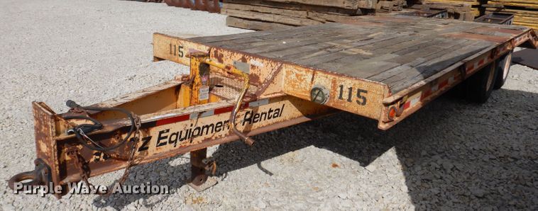 image for item KA9472 1999 Trail King TK20-2500  equipment trailer