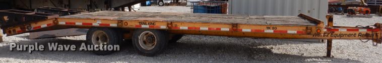 image for item KA9472 1999 Trail King TK20-2500  equipment trailer