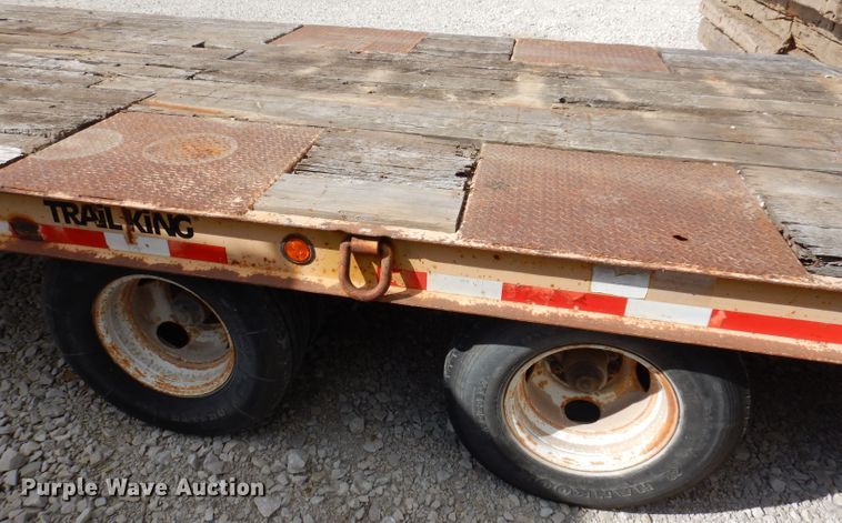 image for item KA9472 1999 Trail King TK20-2500  equipment trailer