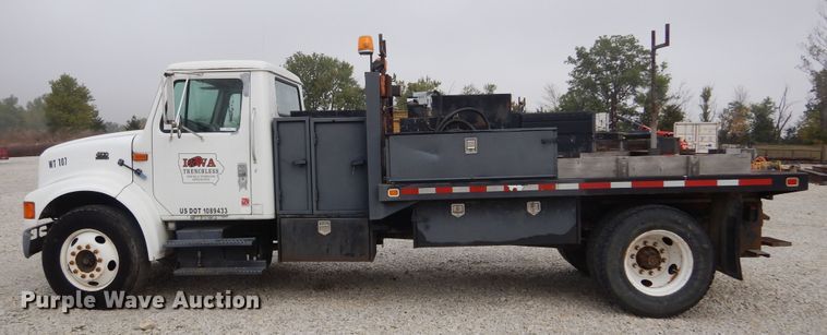 image for item KA9475 1998 International 4700  flatbed truck