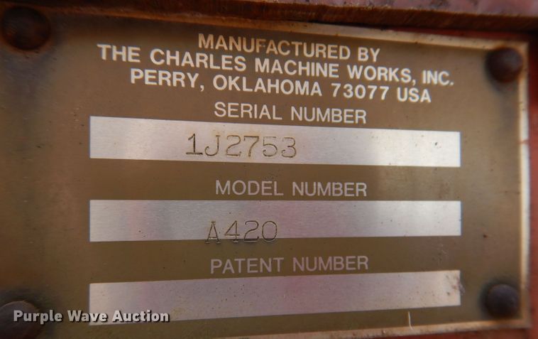 image for item KA9495 1988 Ditch Witch 5110  trencher