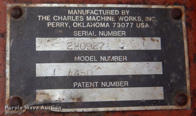 image for item KA9495 1988 Ditch Witch 5110  trencher