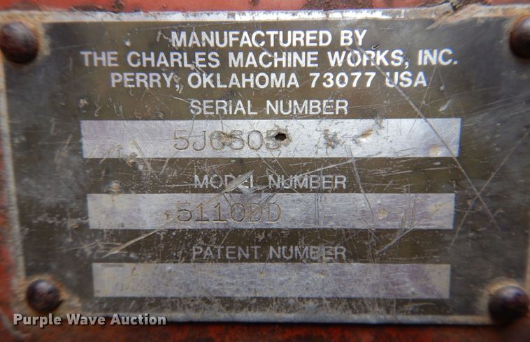 image for item KA9495 1988 Ditch Witch 5110  trencher