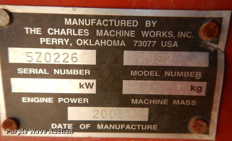 image for item KA9496 2004 Ditch Witch HT115  cable plow