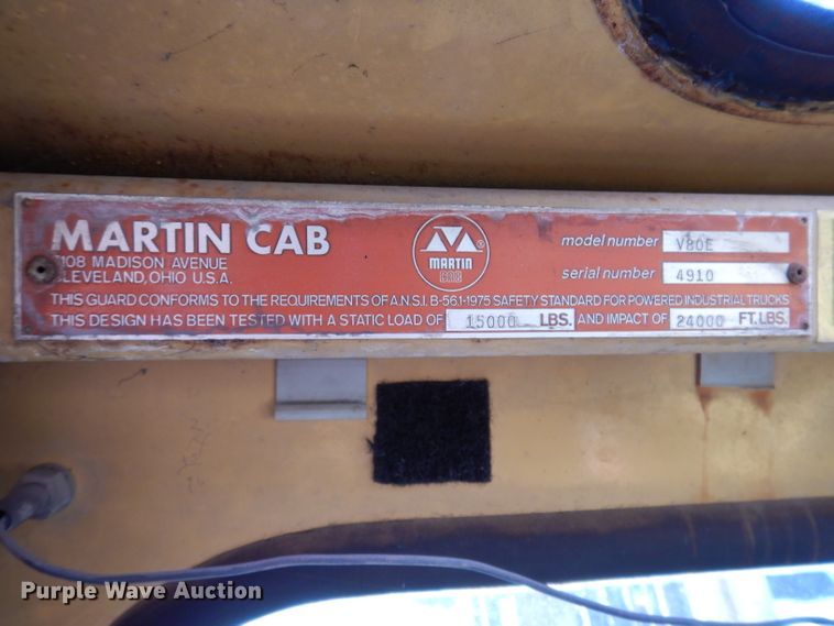 image for item KA9591 Caterpillar V80E  forklift