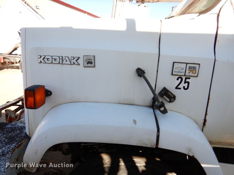 image for item KA9597 1988 Chevrolet Kodiak C70  digger derrick truck