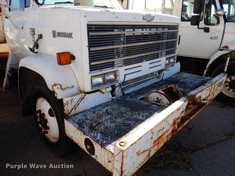 image for item KA9597 1988 Chevrolet Kodiak C70  digger derrick truck