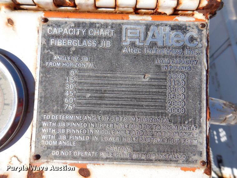 image for item KA9597 1988 Chevrolet Kodiak C70  digger derrick truck