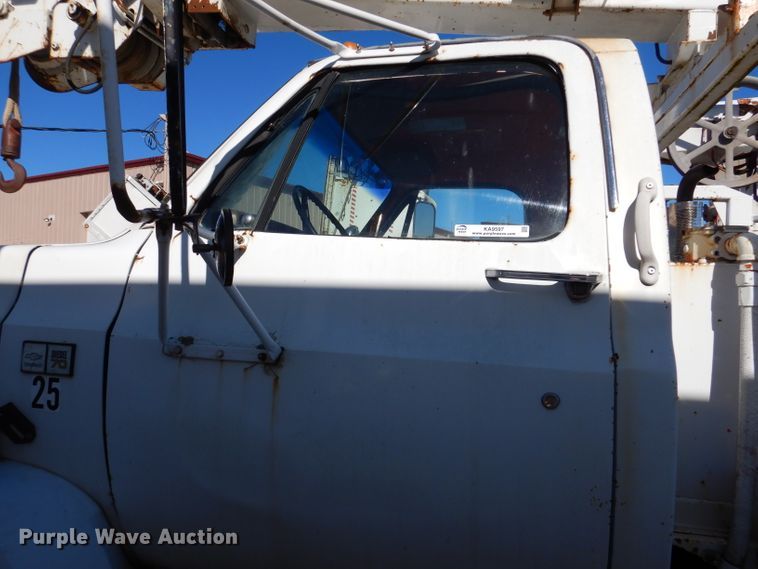 image for item KA9597 1988 Chevrolet Kodiak C70  digger derrick truck