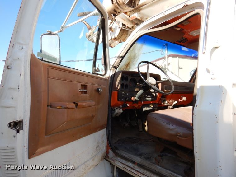 image for item KA9597 1988 Chevrolet Kodiak C70  digger derrick truck