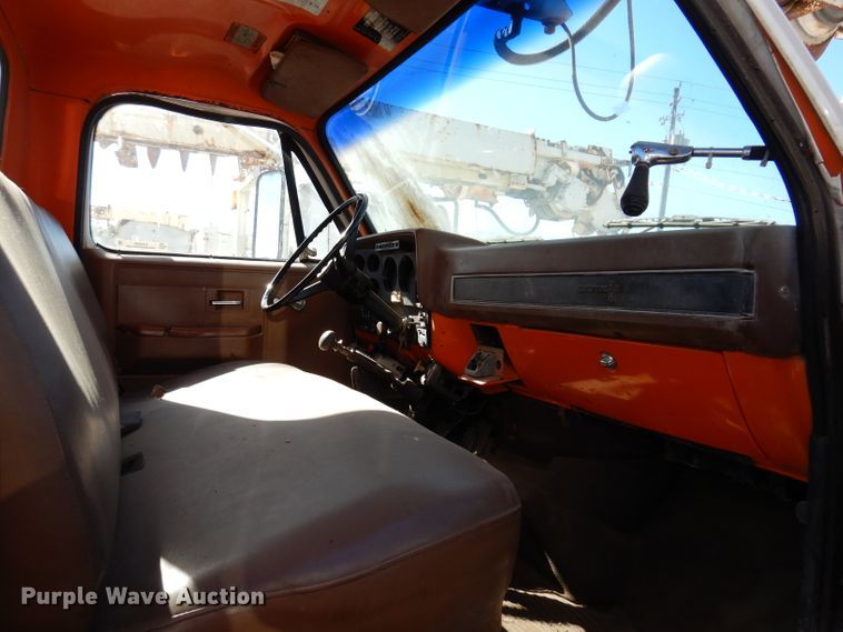 image for item KA9597 1988 Chevrolet Kodiak C70  digger derrick truck