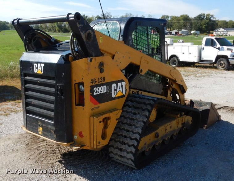 image for item KI9459 2018 Caterpillar 299D2  tracked skid steer loader
