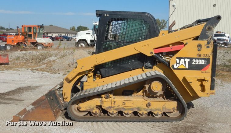 image for item KI9459 2018 Caterpillar 299D2  tracked skid steer loader