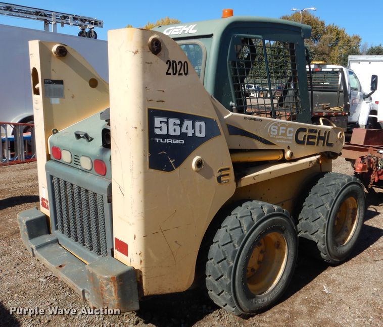 image for item KO9220 2008 Gehl 5640 Turbo  skid steer loader