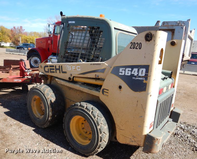 image for item KO9220 2008 Gehl 5640 Turbo  skid steer loader