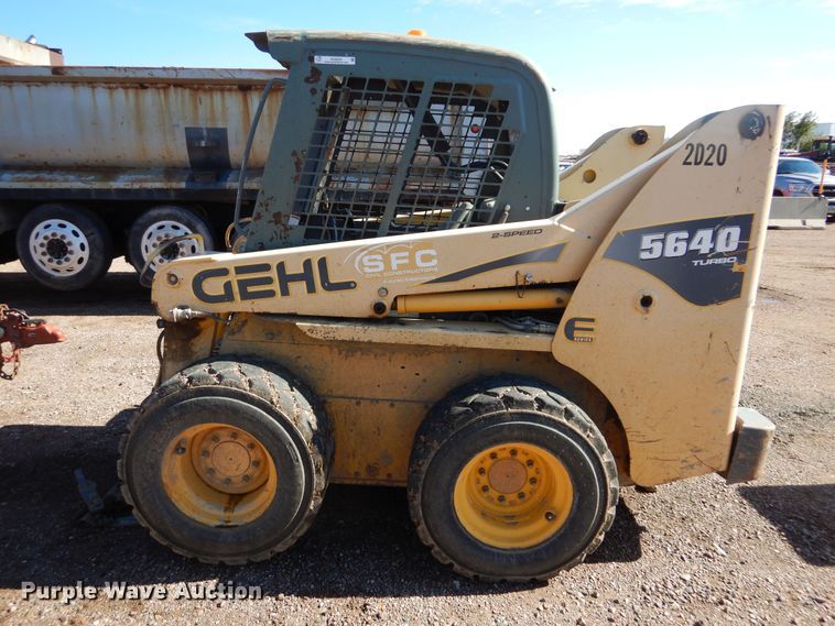 image for item KO9220 2008 Gehl 5640 Turbo  skid steer loader