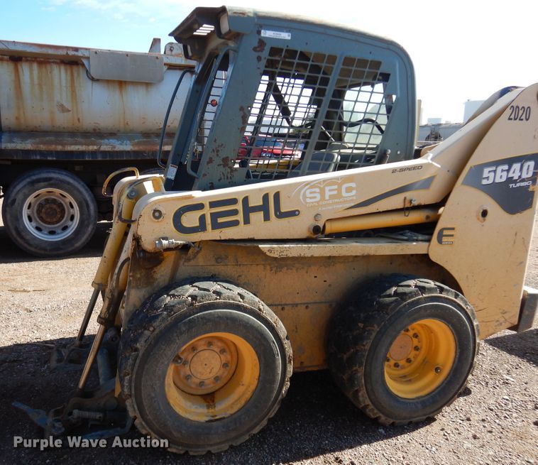 image for item KO9220 2008 Gehl 5640 Turbo  skid steer loader