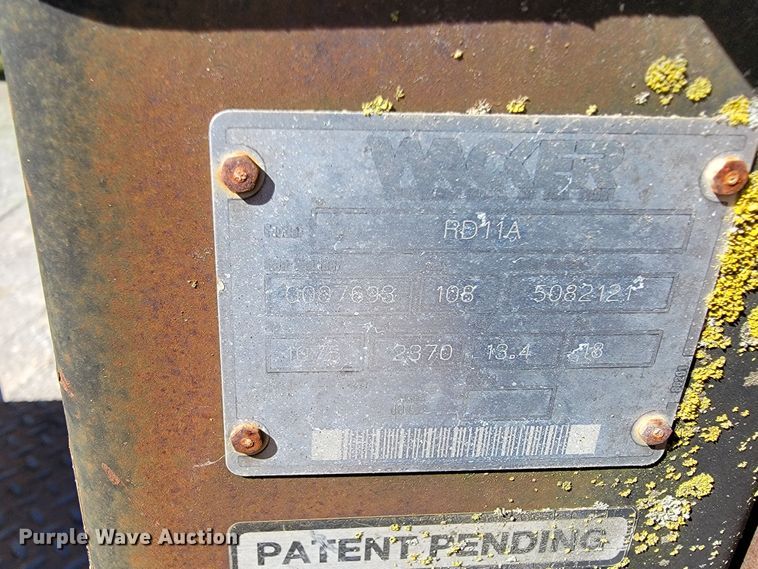 image for item KQ9141 Wacker RD11A  double drum roller