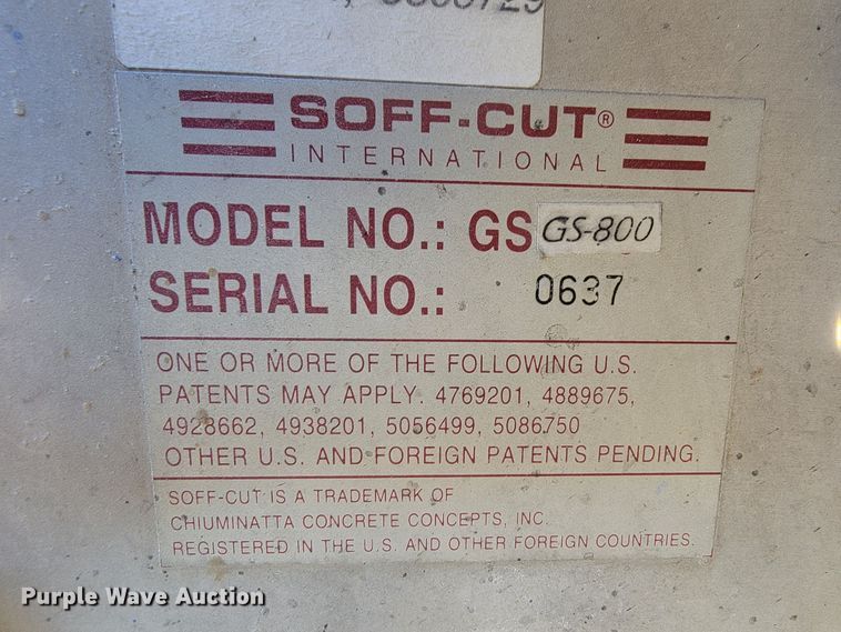 image for item KQ9144 Soff-Cut GS-800  saw