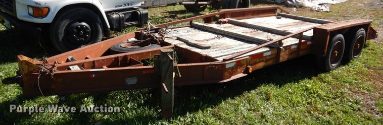 image for item KY9704 1998 Belshe T18  equipment trailer