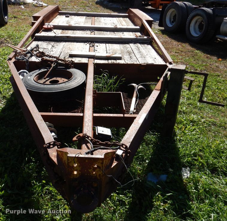 image for item KY9704 1998 Belshe T18  equipment trailer