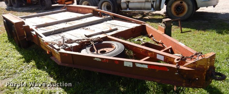 image for item KY9704 1998 Belshe T18  equipment trailer