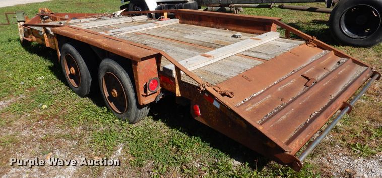 image for item KY9704 1998 Belshe T18  equipment trailer